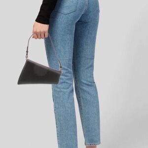 Madison West Black Triangle Shoulder Bag